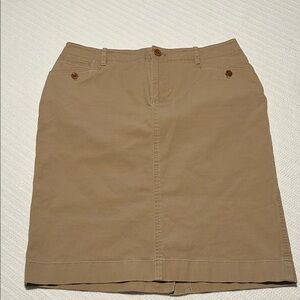 Ralph Lauren Tan Pencil Skirt